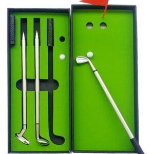 Fathers Day Mini Desktop Golf Ball Pen Gift Set